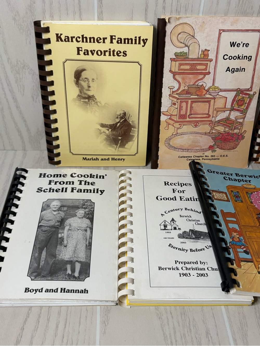 Lot of 7 Vintage Cookbooks Churches Schools Community Groups - Pennsylvania - Picture 2 of 12